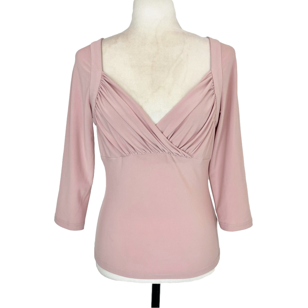 Joseph Ribkoff blush ruched top
